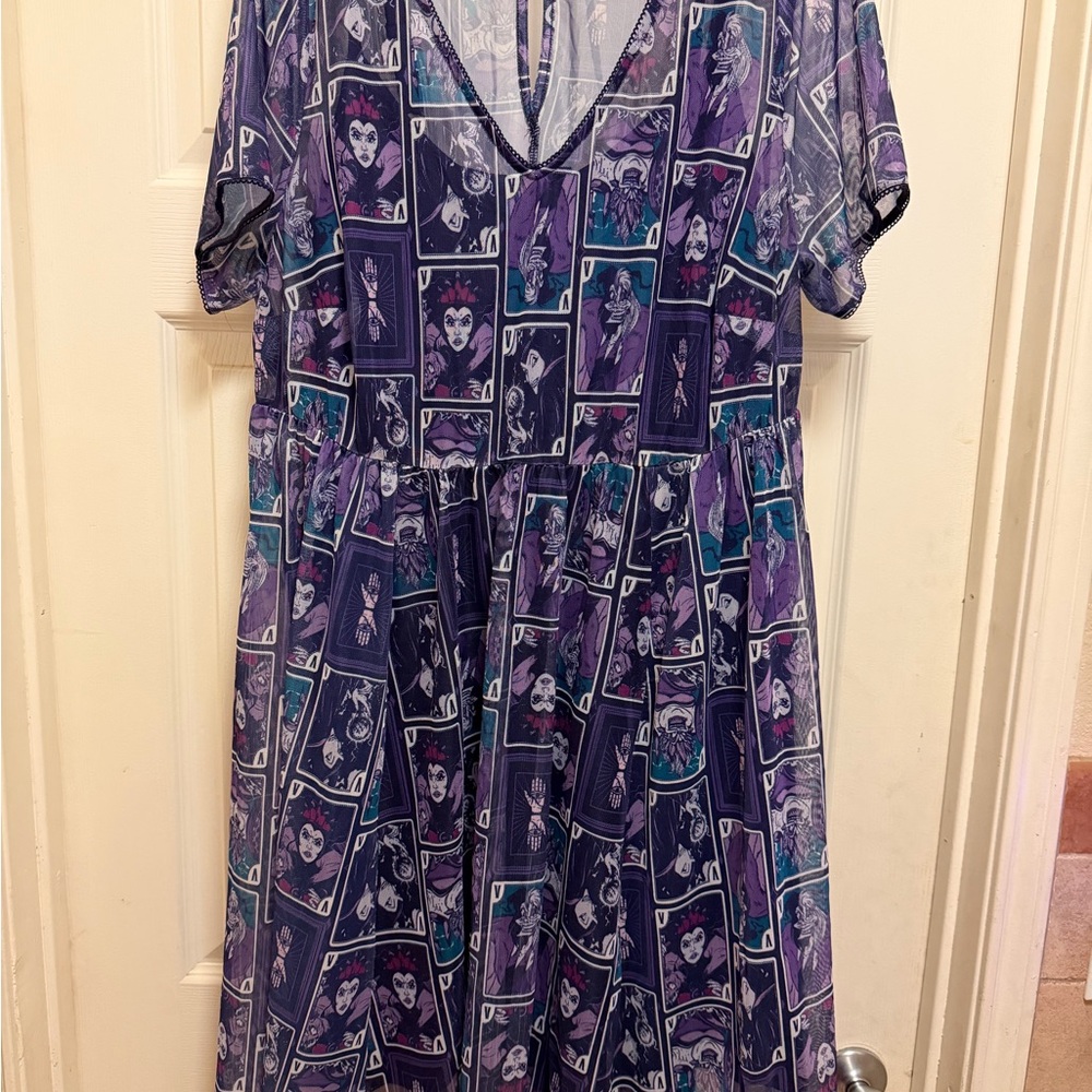 Torrid Disney Villains Mini Mesh Skater Dress
